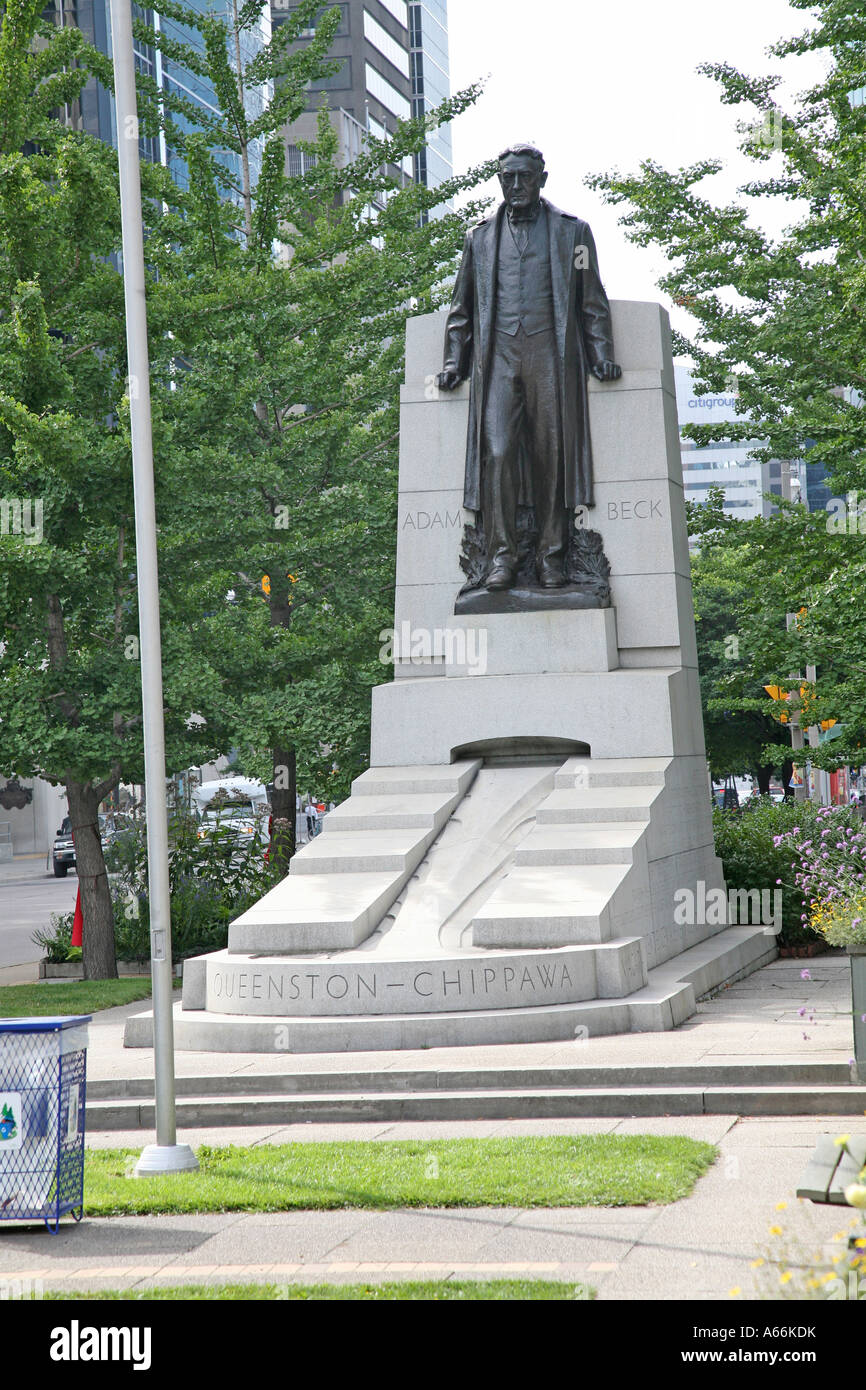 Adam Beach Statue in City of Toronto Ontario Canada Stock Photo Alamy