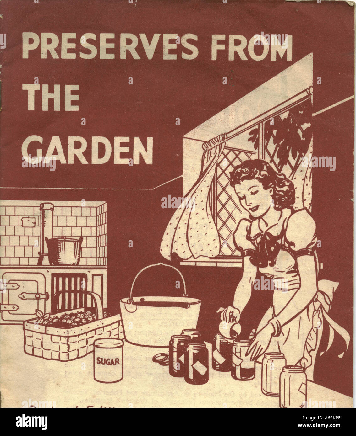 Preserves from the Garden, HMSO 1941 Stock Photo