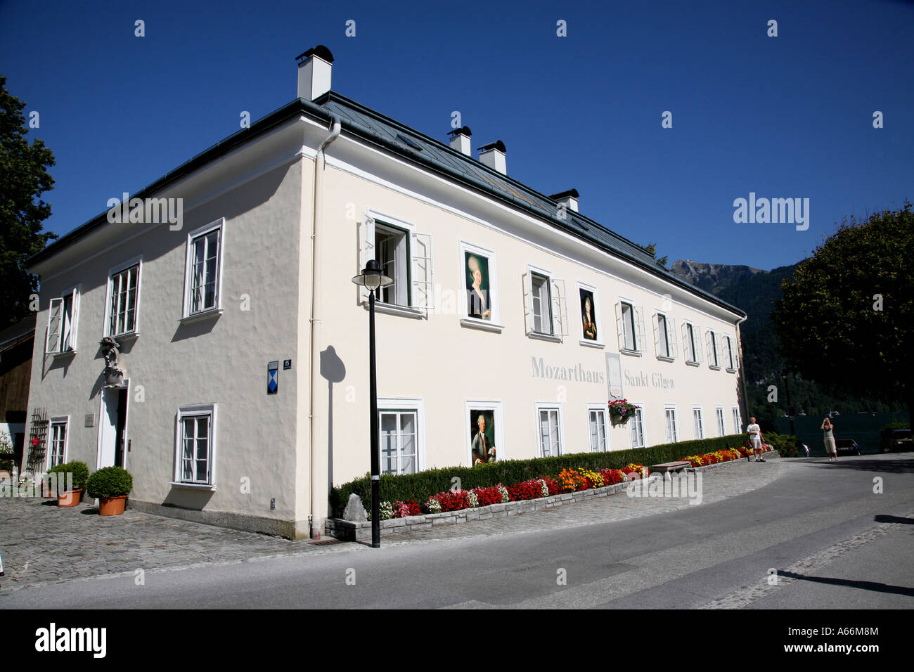 Mozart house in St Gilgen, Austria Stock Photo Alamy