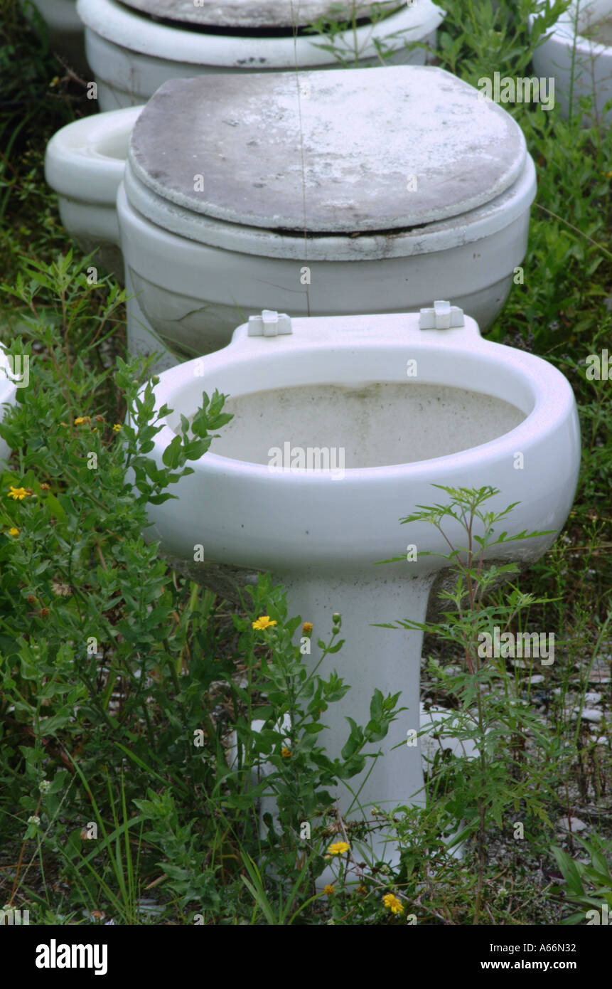 old toilets potty Stock Photo Alamy