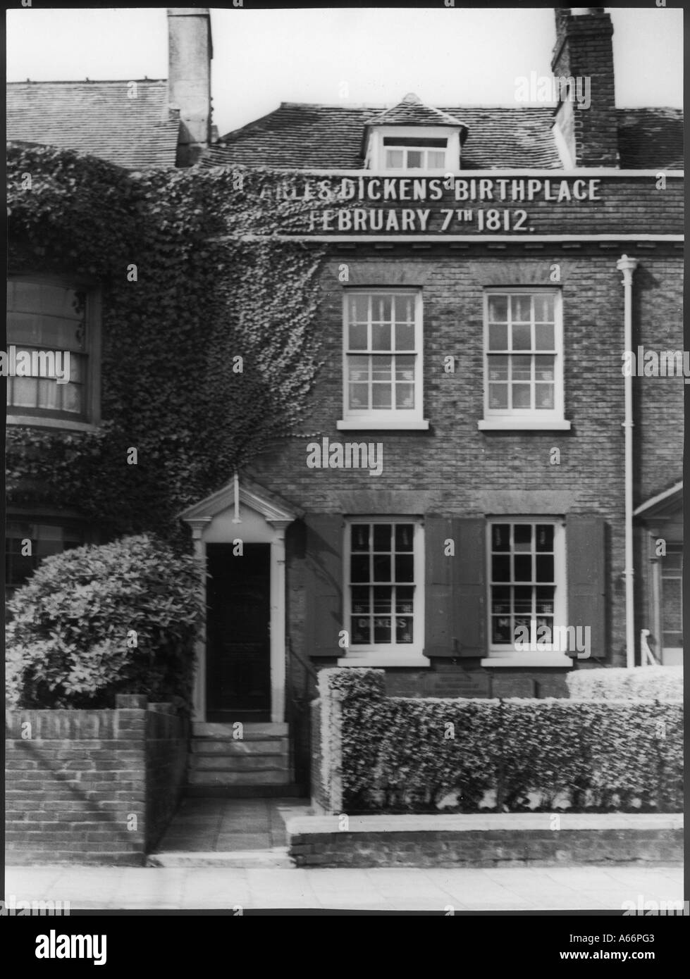 Dickens Birthplace Stock Photo