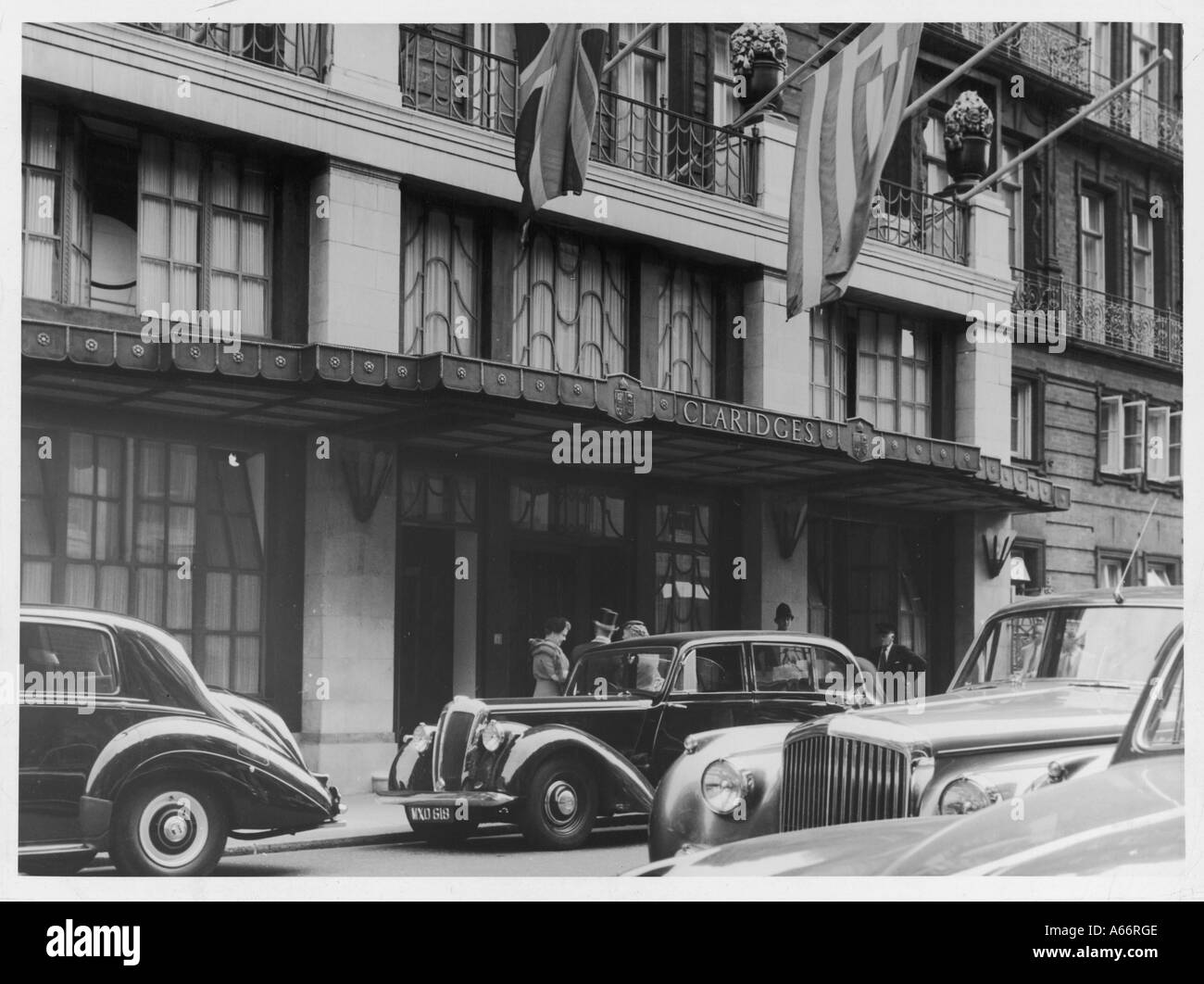 Claridges Hotel 1940s Stock Photo