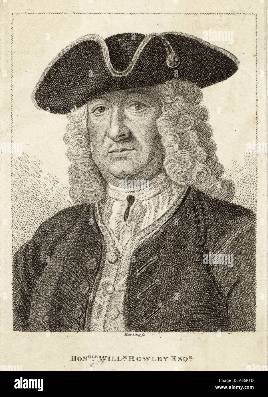 Sir William Rowley Stock Photo Alamy