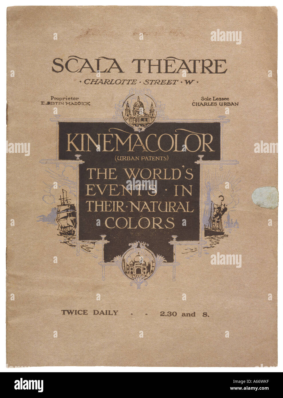 Colour Films In 1911 Stock Photo Alamy