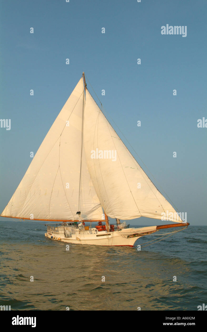 Skipjack sailboat on chesapeake bay hi-res stock photography and images ...