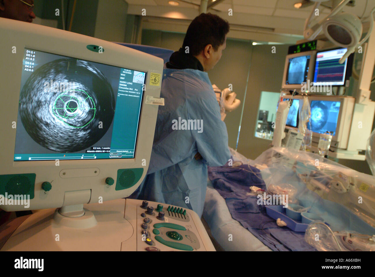 Heart Catheterization procedure in progress Washington Hospital Center