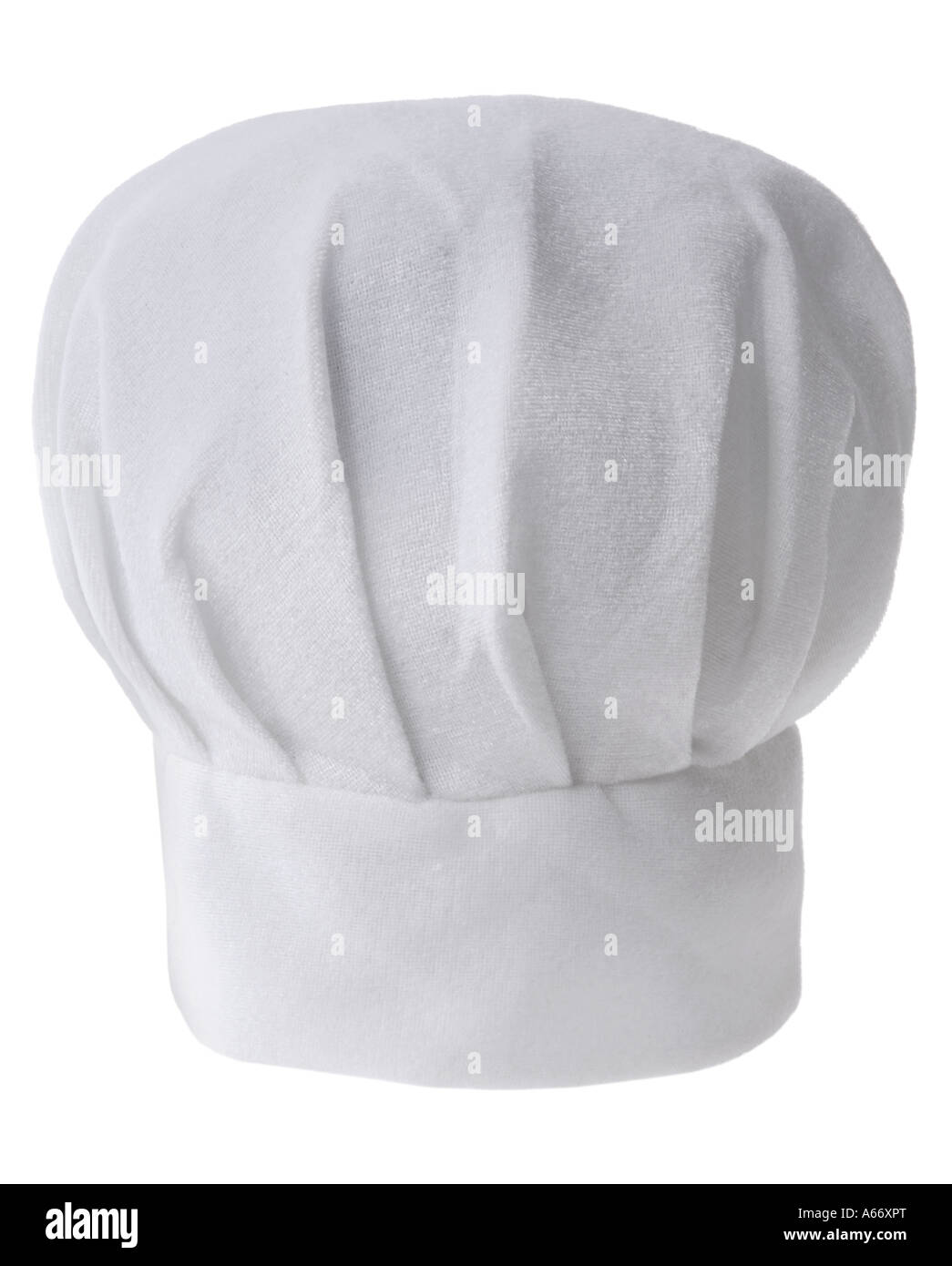 Chef hat cut out on white background Stock Photo