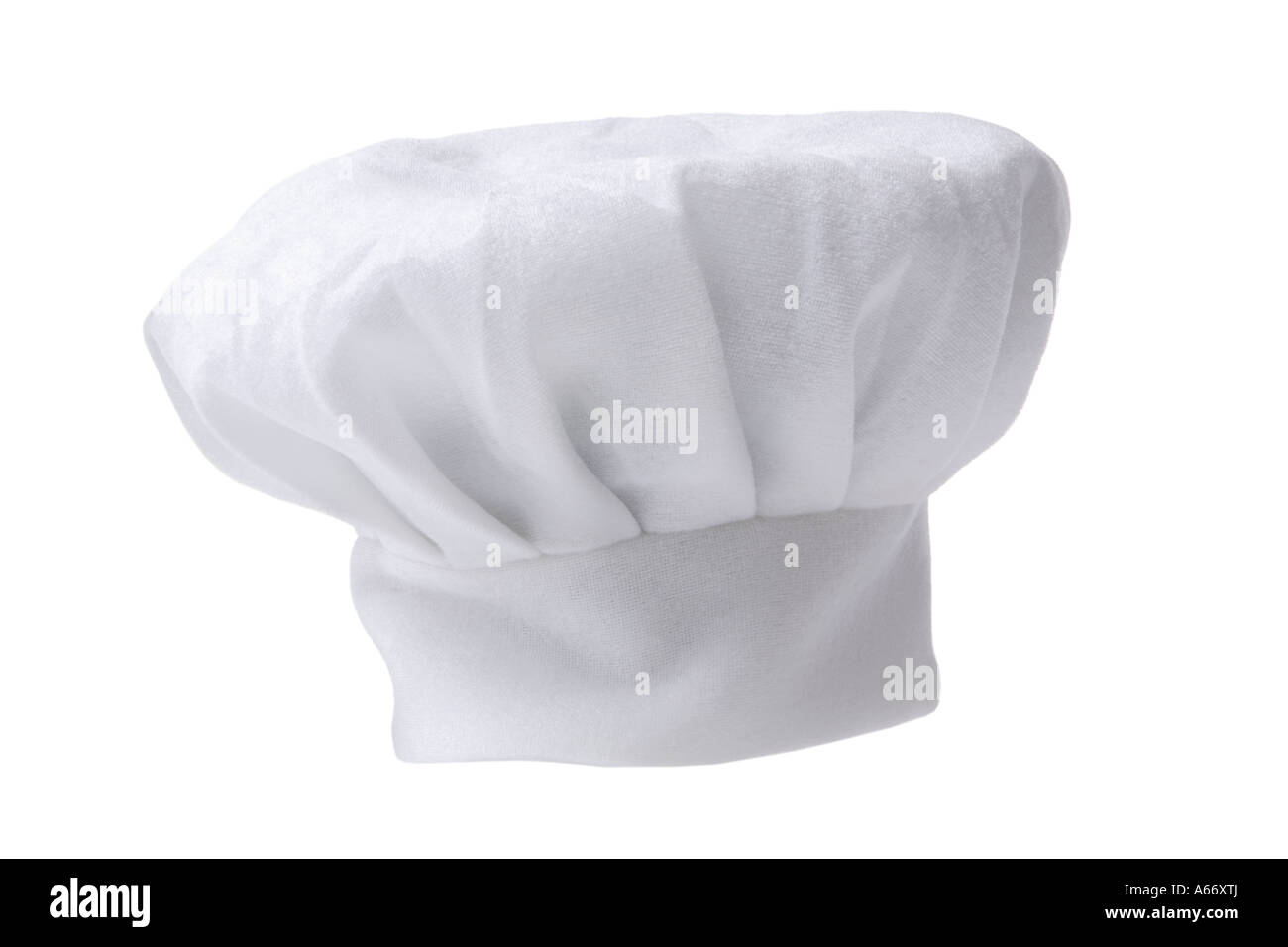 Chef hat cut out on white background Stock Photo