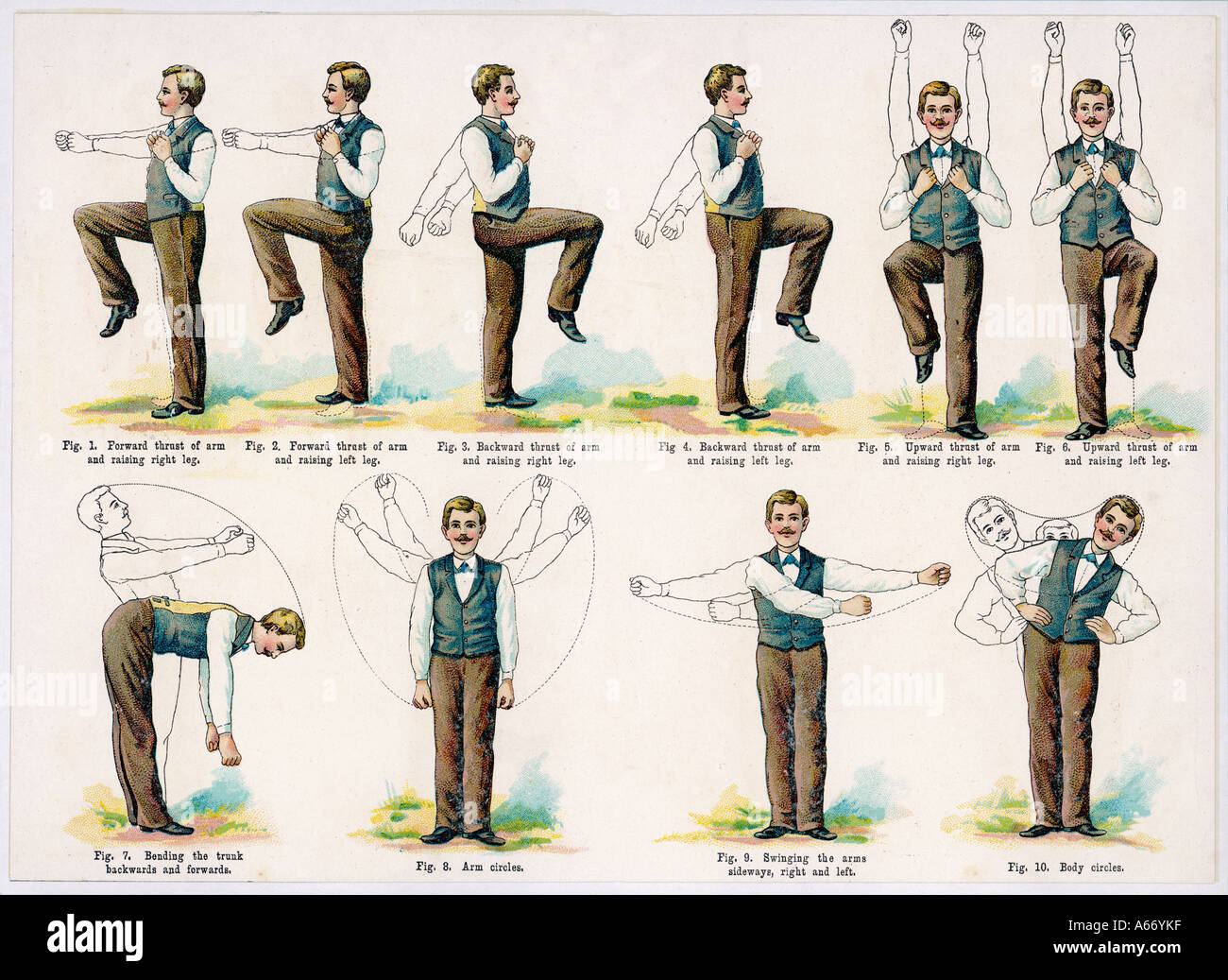 Chaps Exercise Regime Stock Photo - Alamy