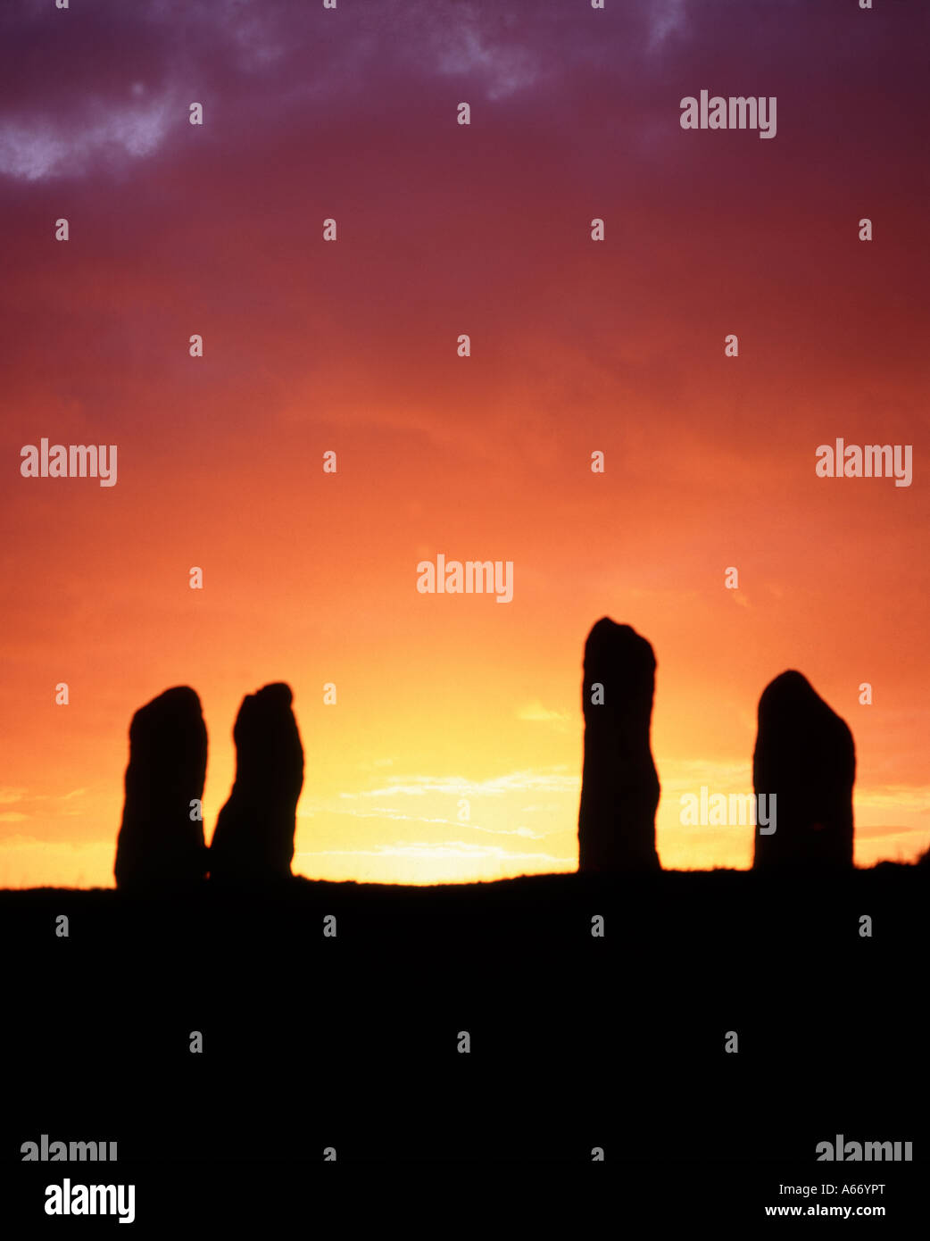 Four Stones, Clent, Worcestershire, England UK EU Stock Photo