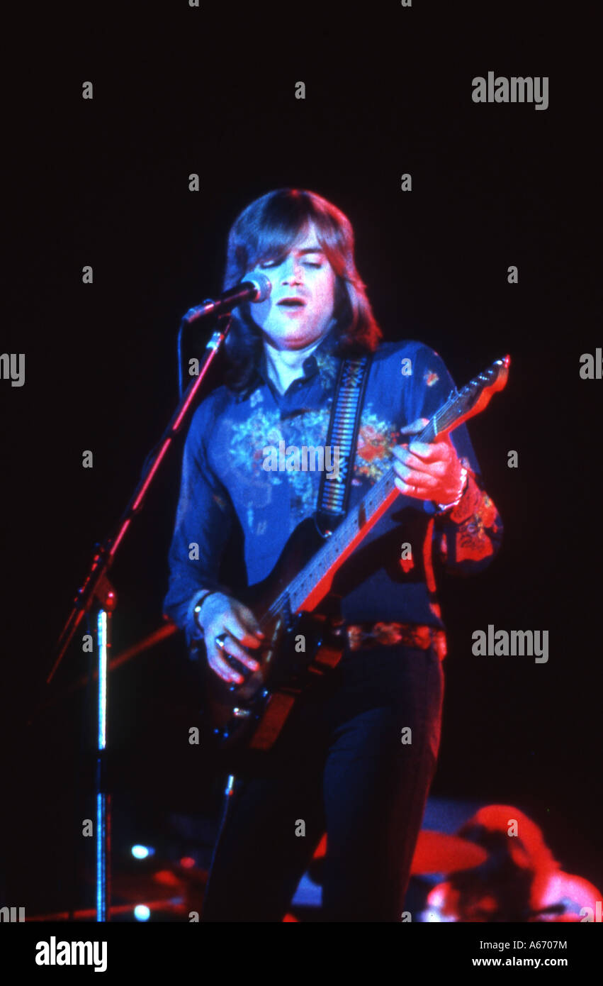 MOODY BLUES John Lodge about 1970 Stock Photo