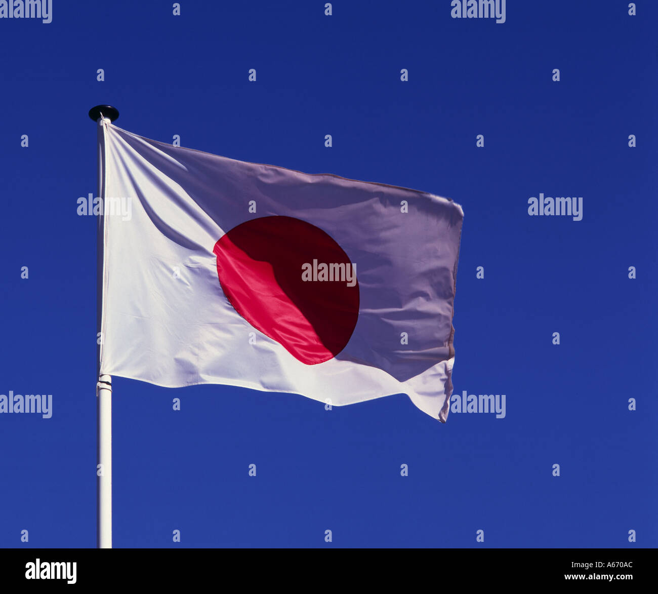 Japanese flag, Japan Stock Photo Alamy