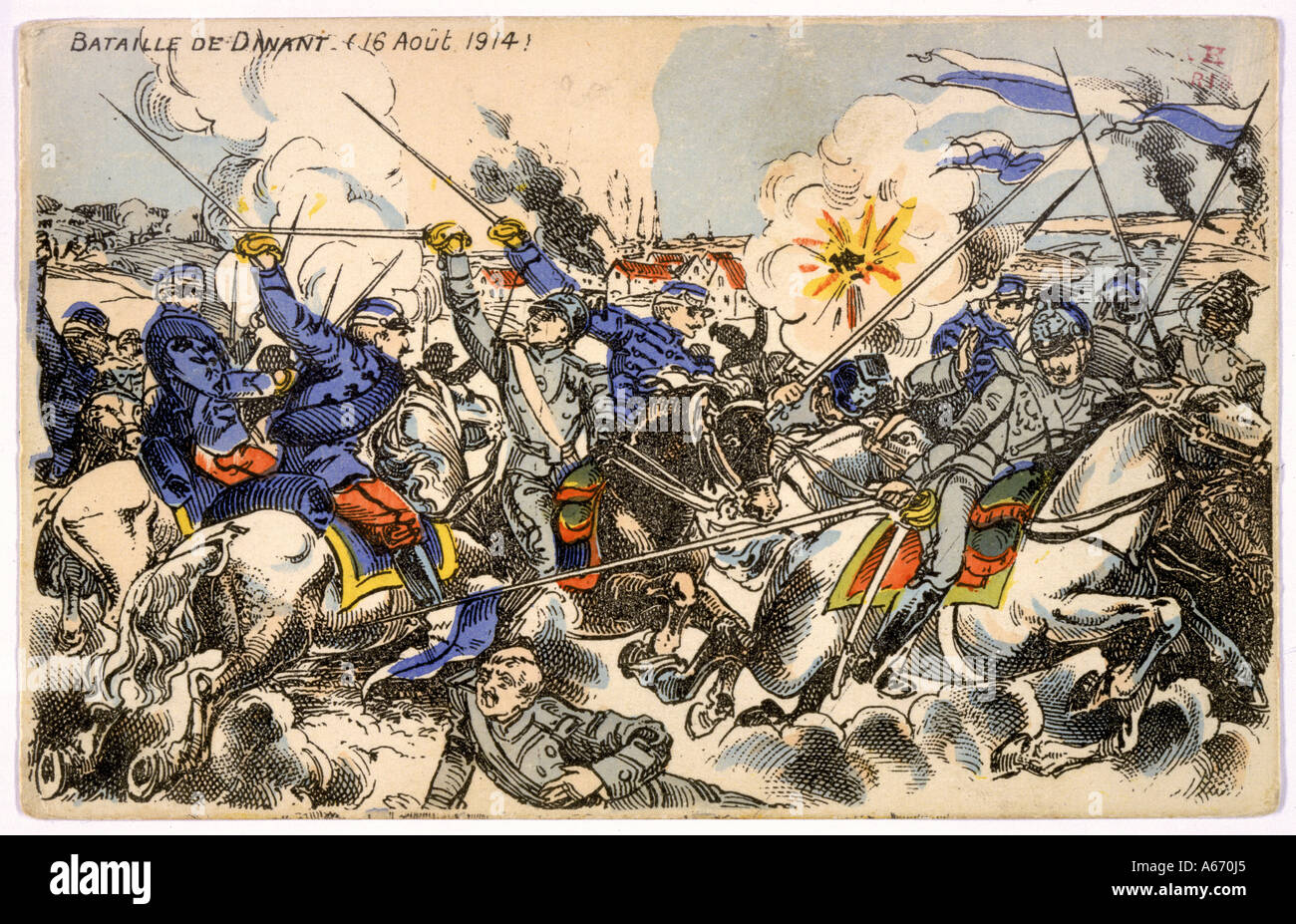 Fighting At Dinant 1914 Stock Photo Alamy