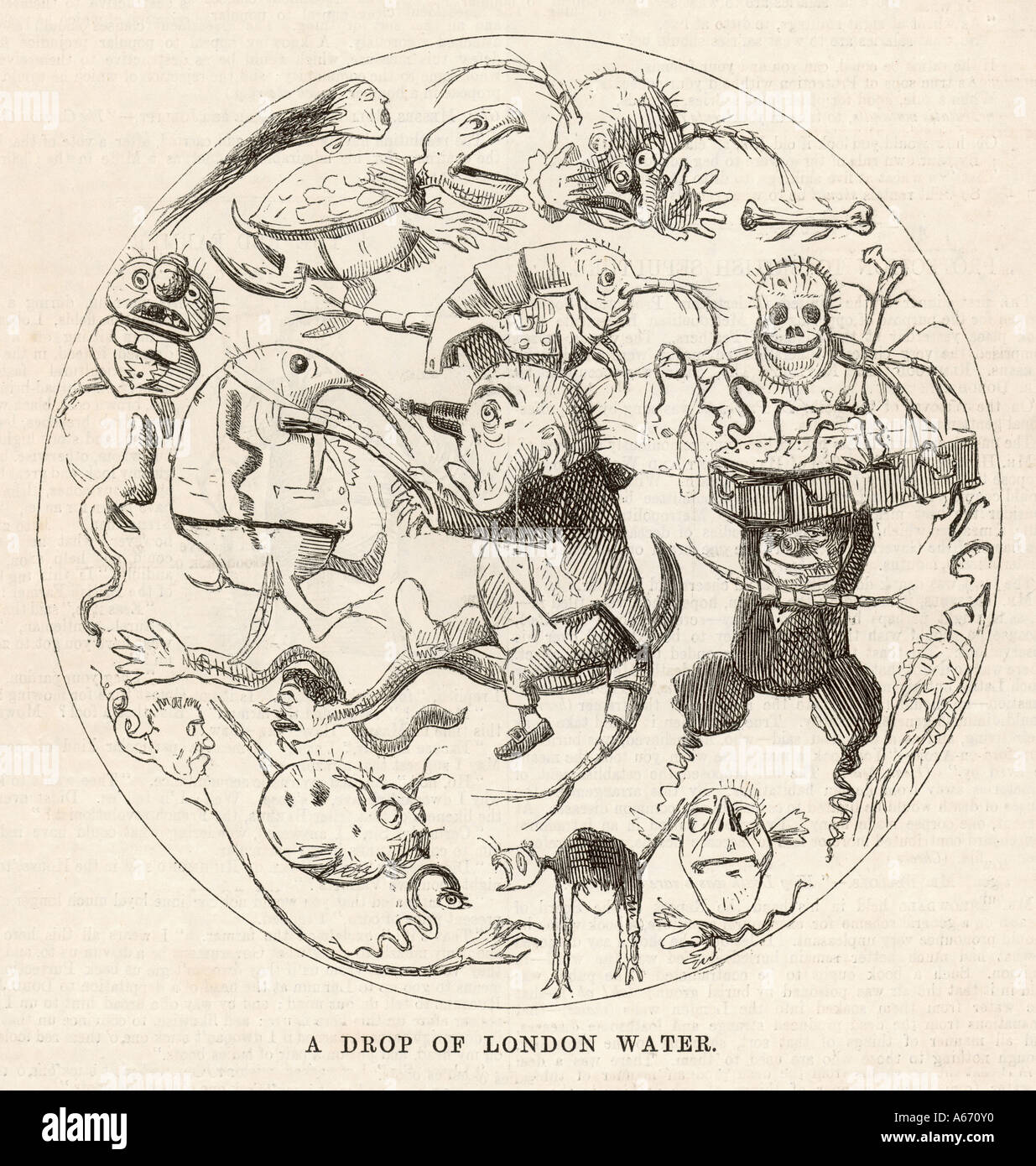 A Drop Of London Water Stock Photo Alamy