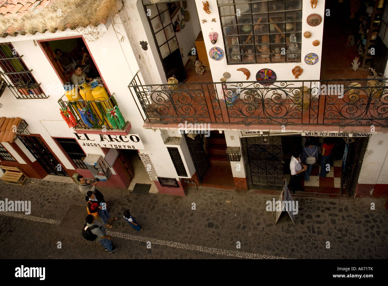 Taxco houses Mexico Stock Photo Alamy