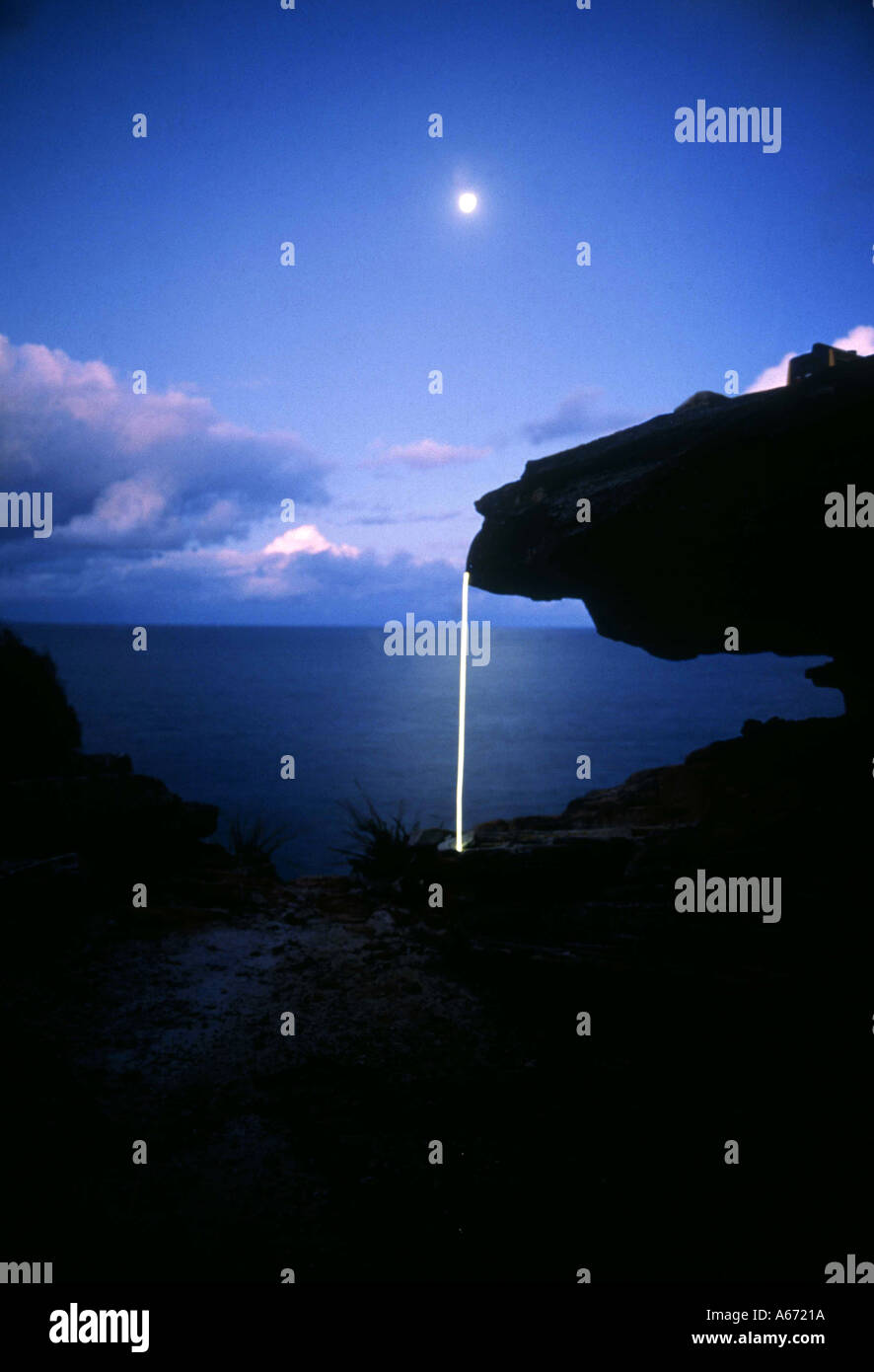 Light sculpture Stock Photo