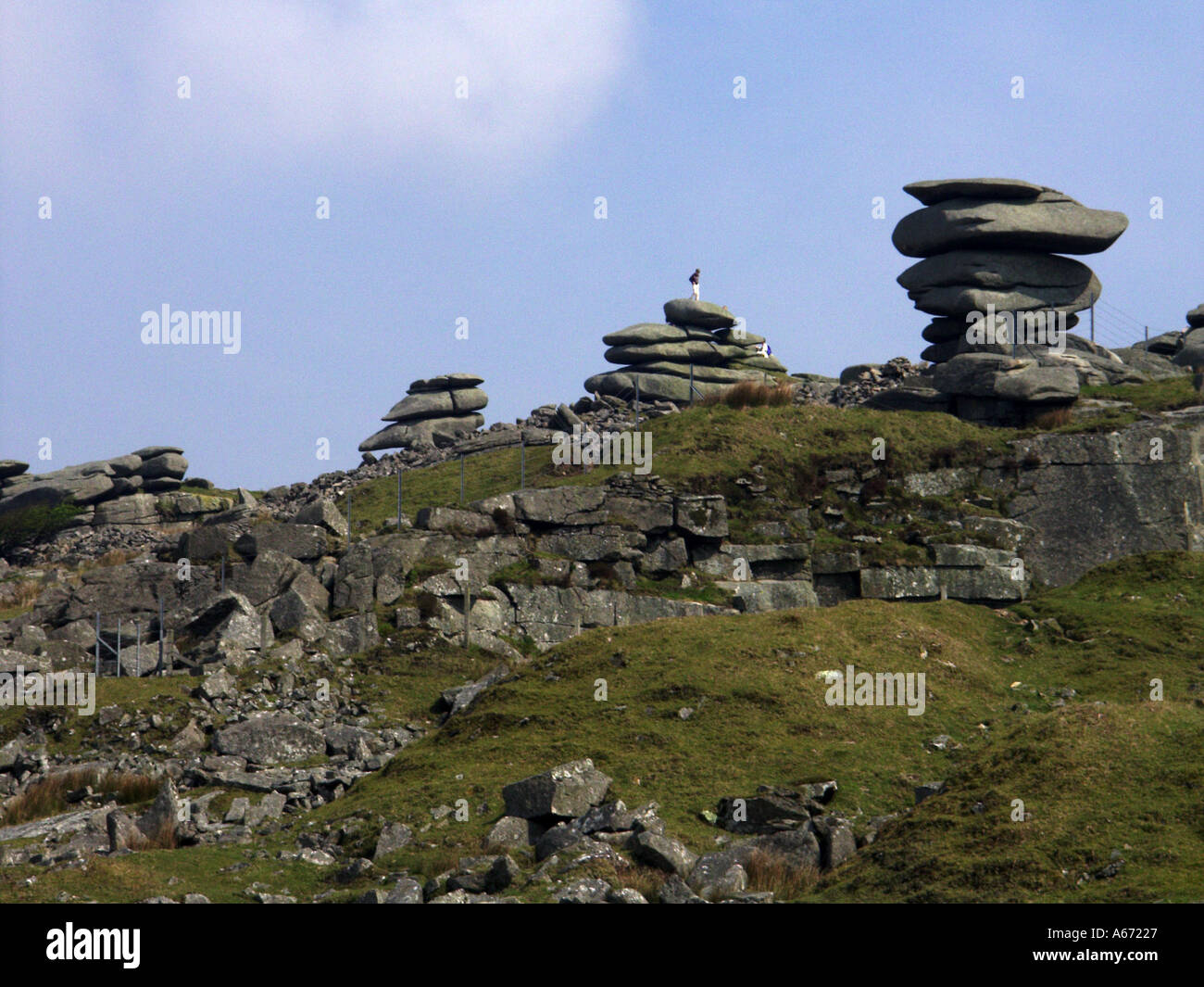 Cheesewring granite rock formation hi-res stock photography and images ...