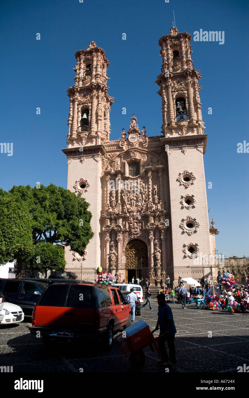Santa Prisca church - Taxco - Mexico Stock Photo - Alamy