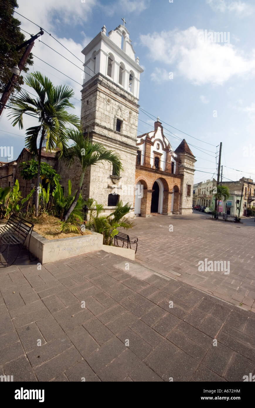 church where juan pablo duarte was baptized santo domingo dominican republic Stock Photo