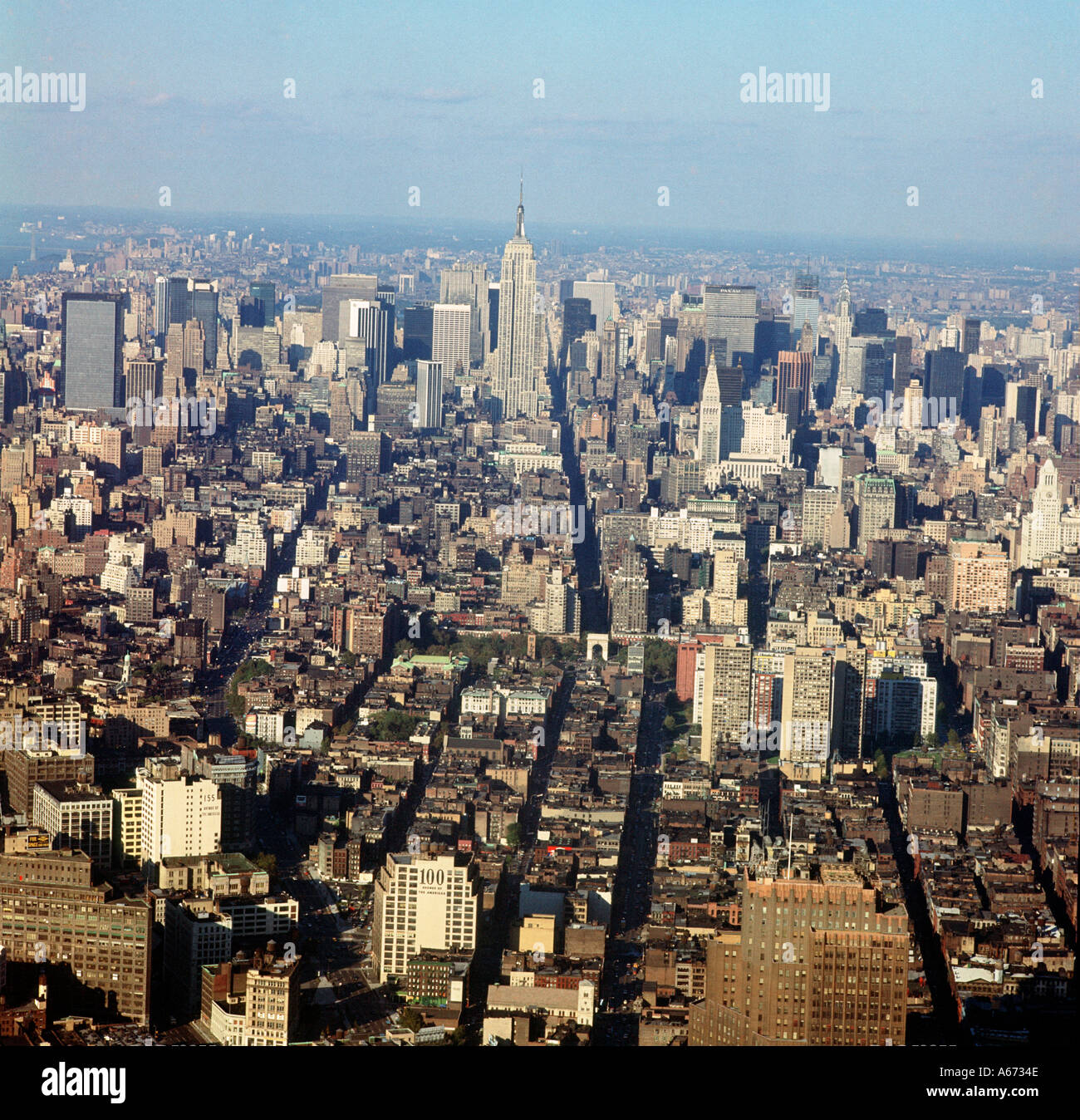 New york aerial hi-res stock photography and images - Alamy