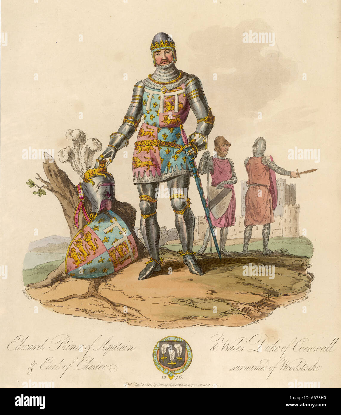 Edward The Black Prince Stock Photo - Alamy