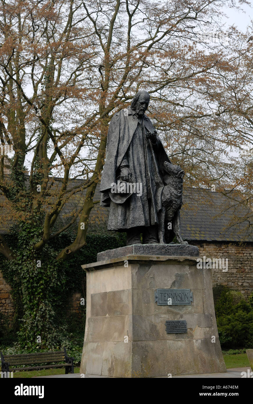 Tennyson Statue. Lincoln , England Stock Photo Alamy