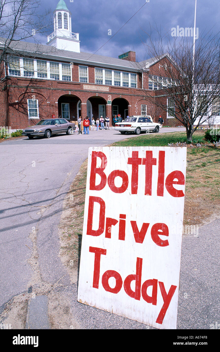 Bottle drive public school Stock Photo - Alamy