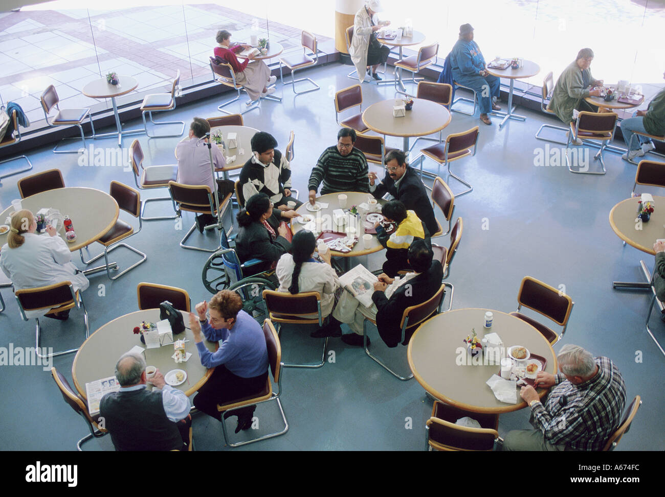 Cafeteria restaurant Stock Photo