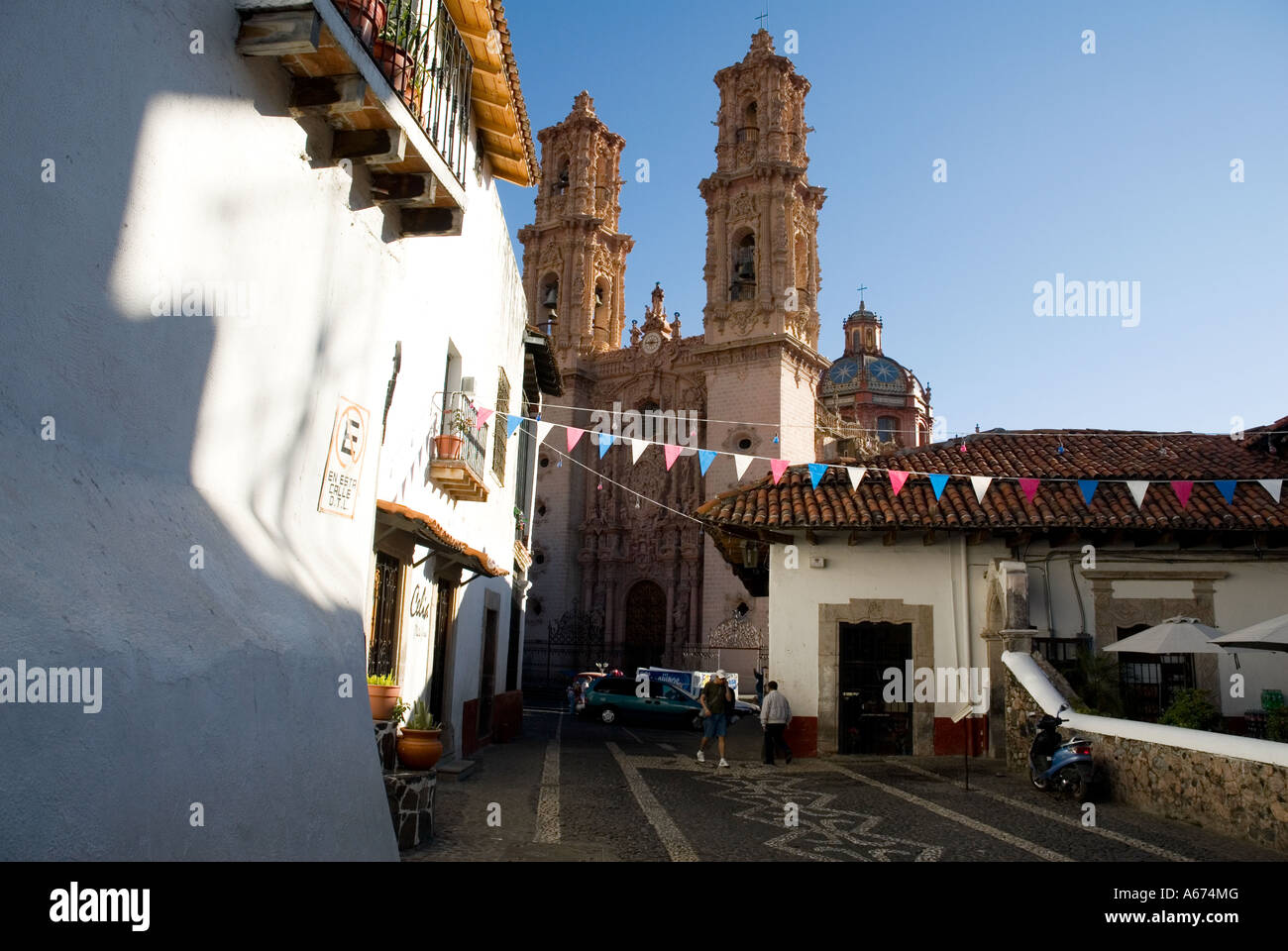 Santa Prisca church - Taxco - Mexico Stock Photo - Alamy