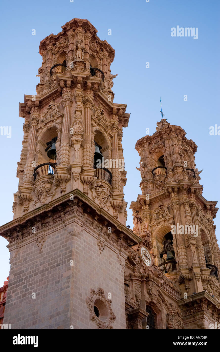 Santa Prisca church inside - Taxco - Mexico Stock Photo - Alamy