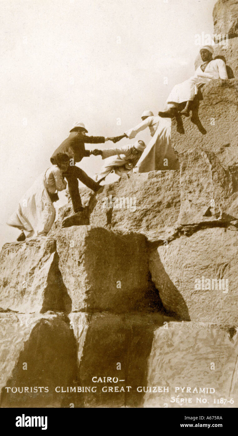 Climbing great pyramid egypt hires stock photography and images Alamy