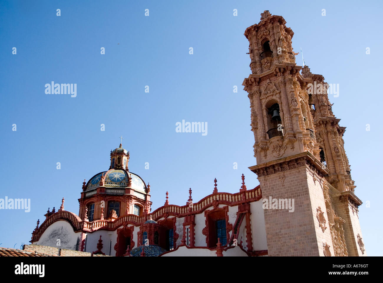 Santa Prisca church - Taxco - Mexico Stock Photo - Alamy