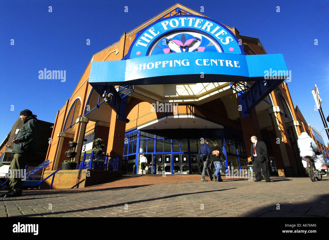 Potteries Shopping Centre Stock Photo