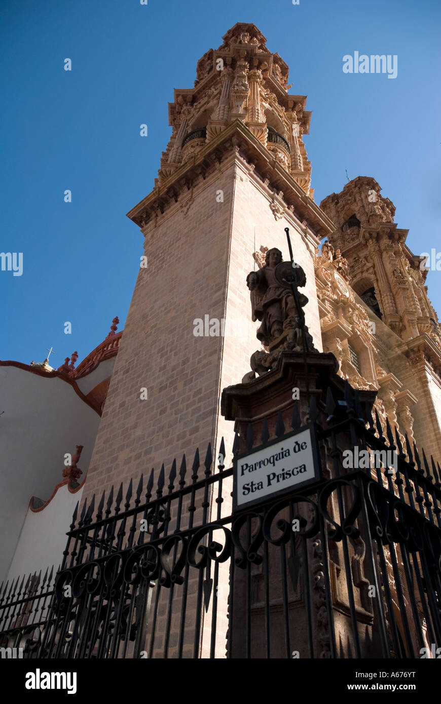 Santa Prisca church - Taxco - Mexico Stock Photo - Alamy