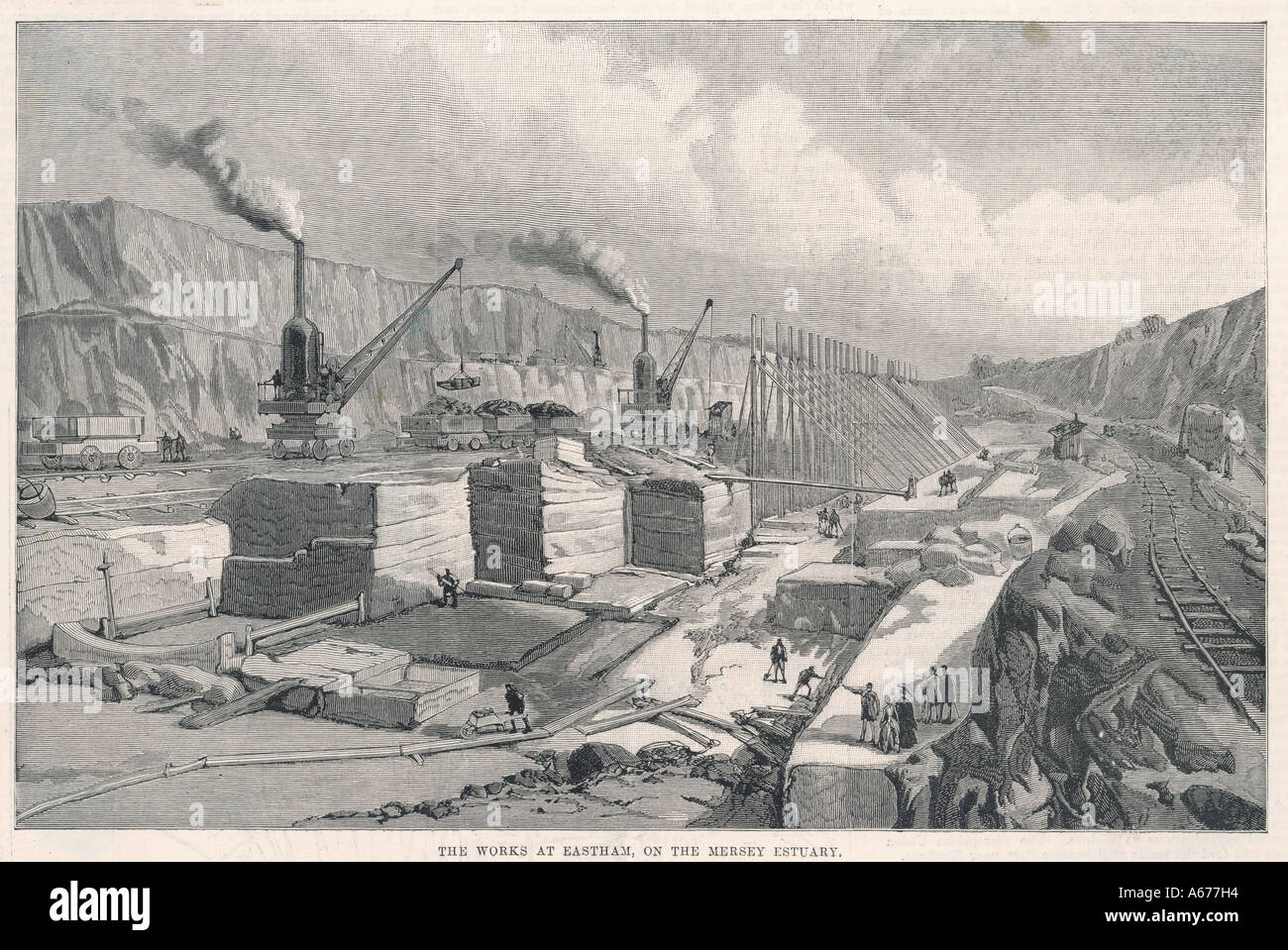 Manchester Ship Canal Stock Photo Alamy