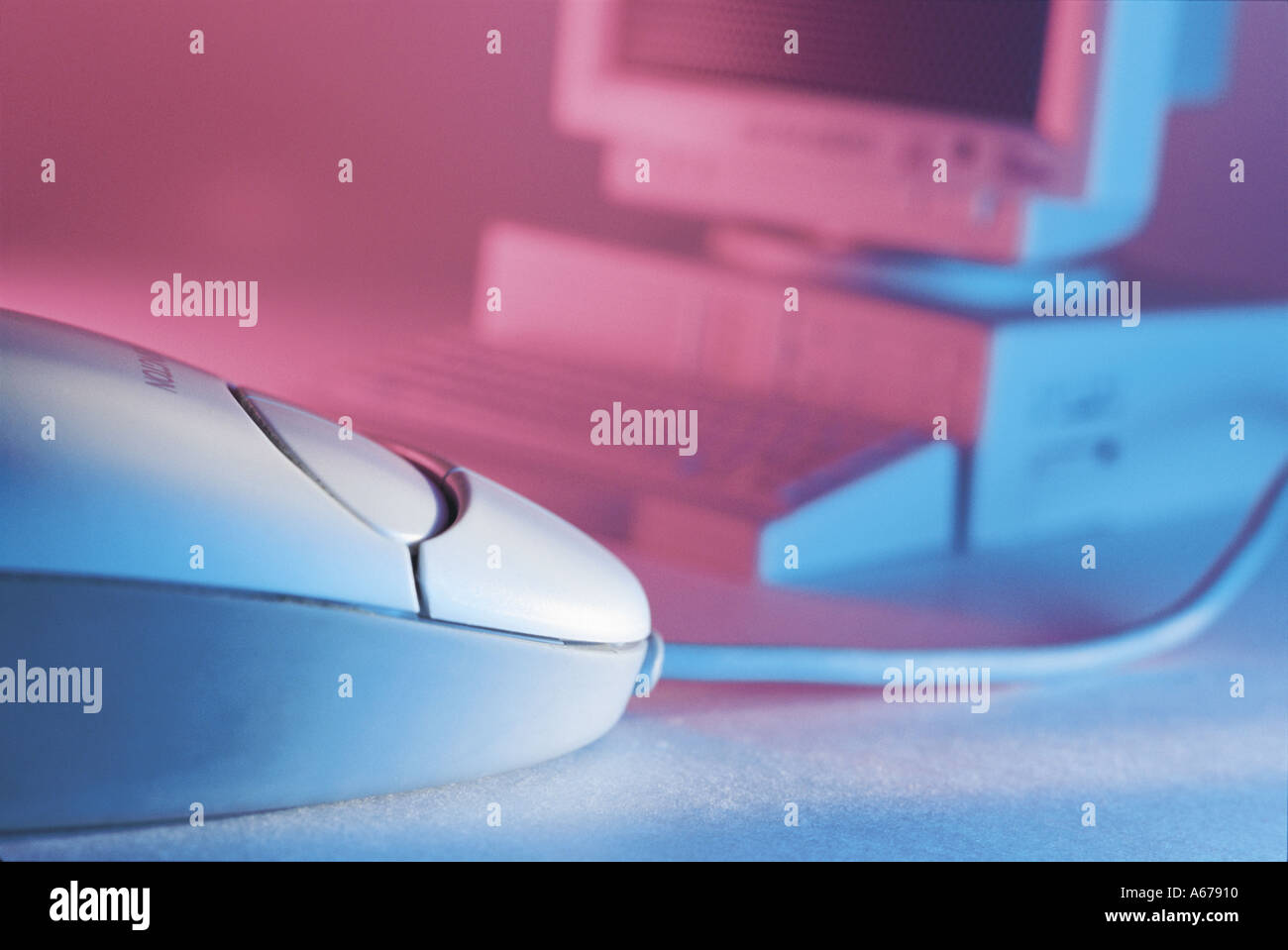 Mouse On Comp Screen Mouse and a monitor hi-res stock photography and images - Alamy