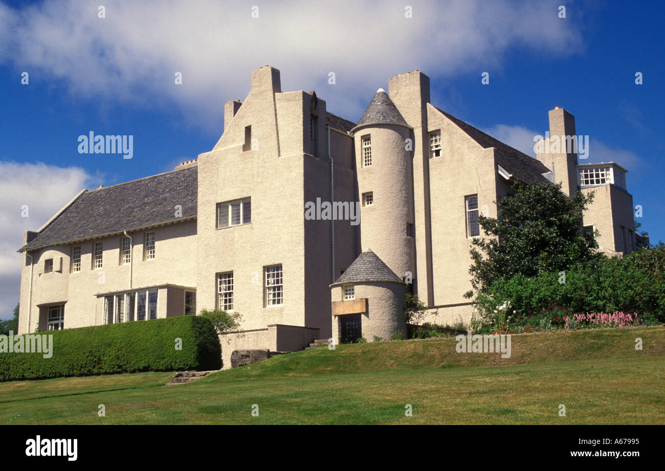 Scotland Helensburgh Hill House built 1902 04 architect Charles Rennie Mackintosh Stock Photo