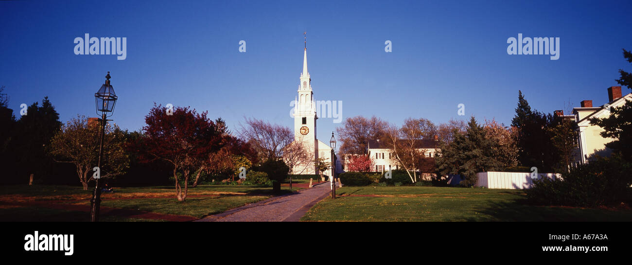 Panoramic view of Newport Rhode Island USA Stock Photo