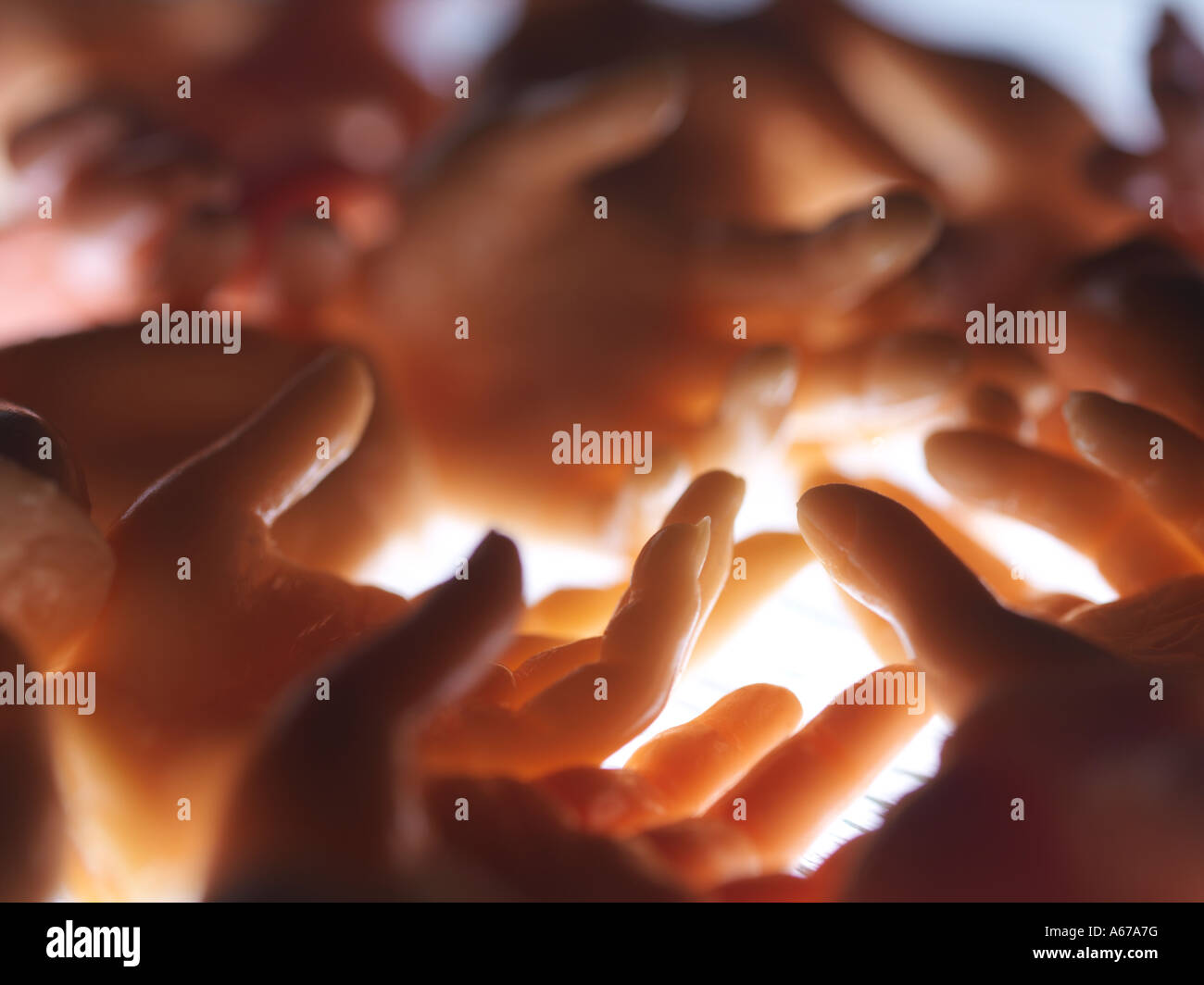 hands grouped together Stock Photo Alamy