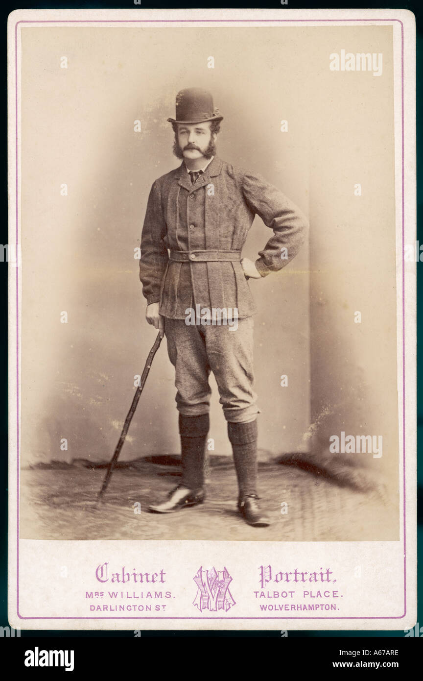 Countrywear Men 1876 Stock Photo