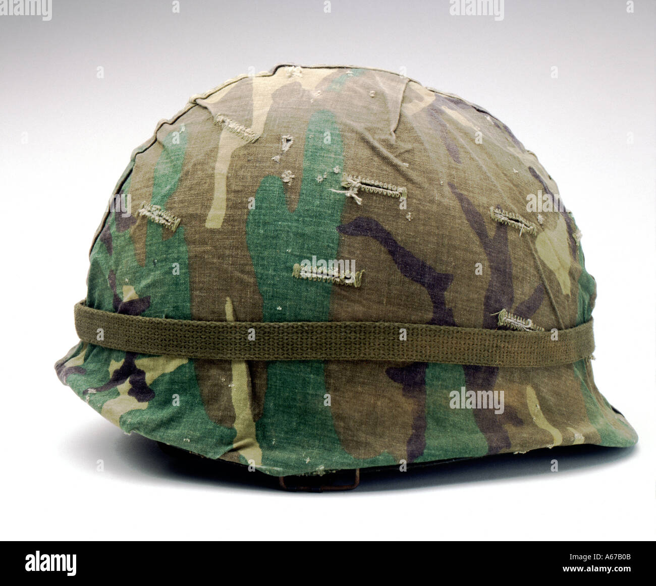 Military Helmet Stock Photo