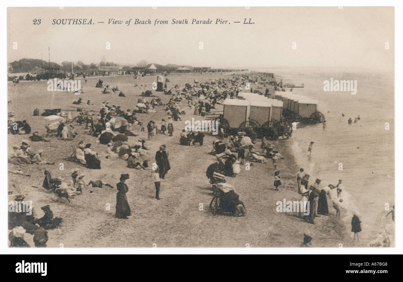 Southsea The Sands Stock Photo