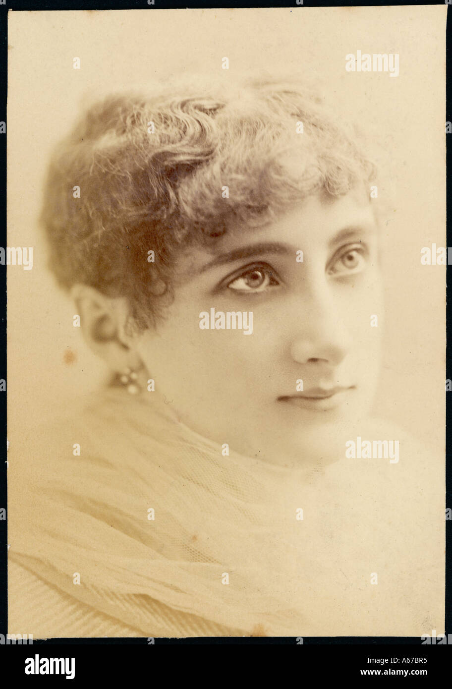 Female Type Short Hair Stock Photo