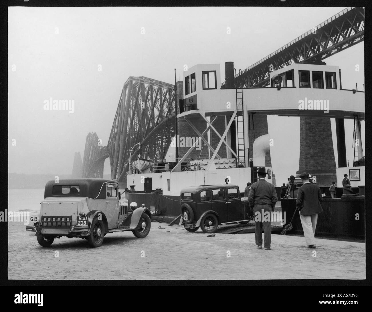 Ferry loading Black and White Stock Photos & Images - Alamy