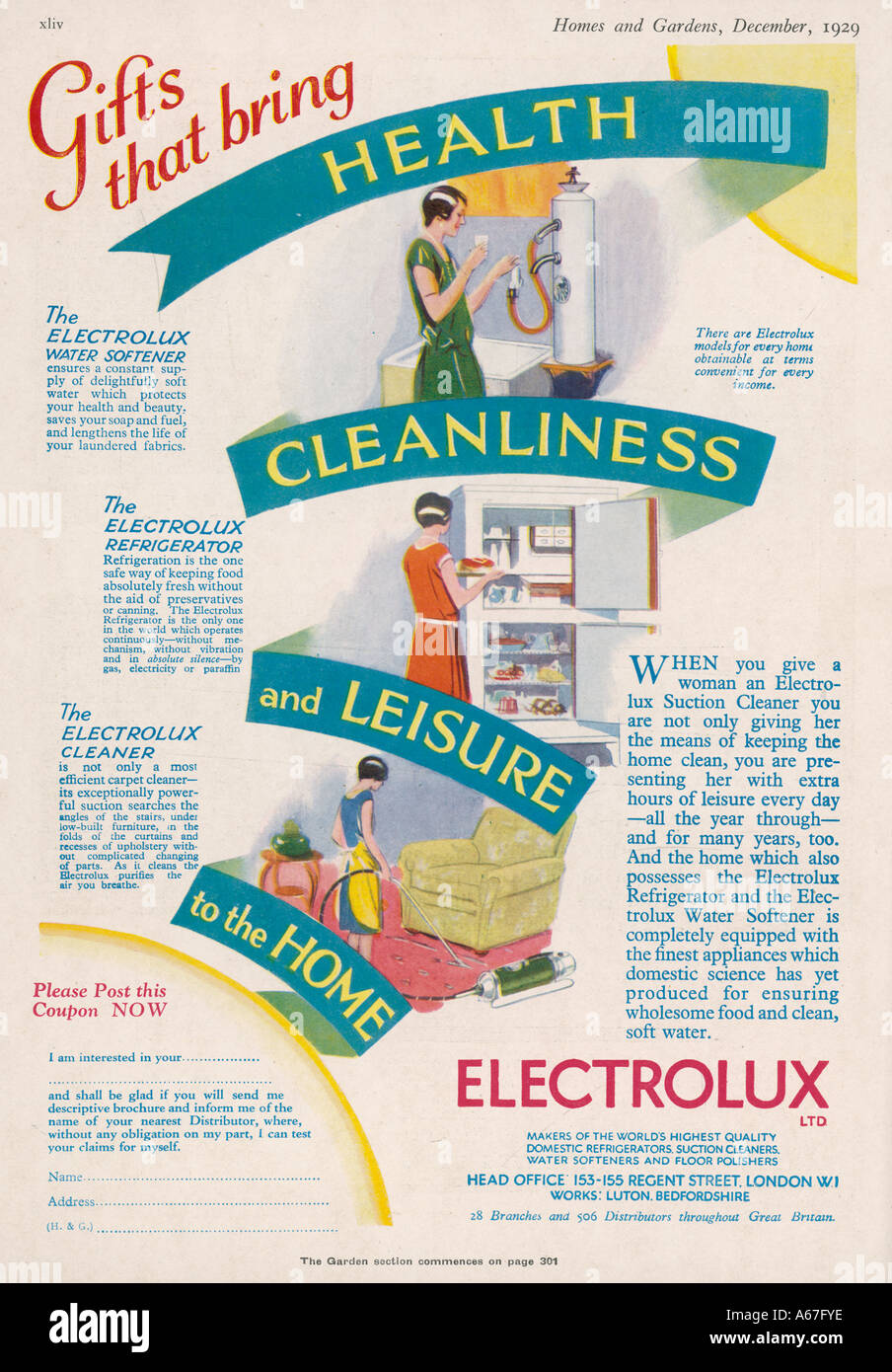Electrolux Appliances Stock Photo