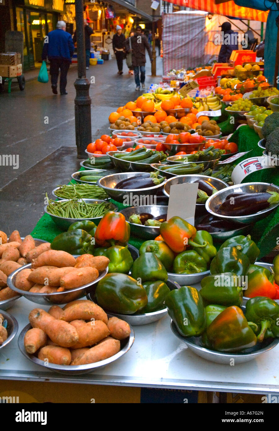 Berwick Street market Soho central London England UK Stock Photo Alamy