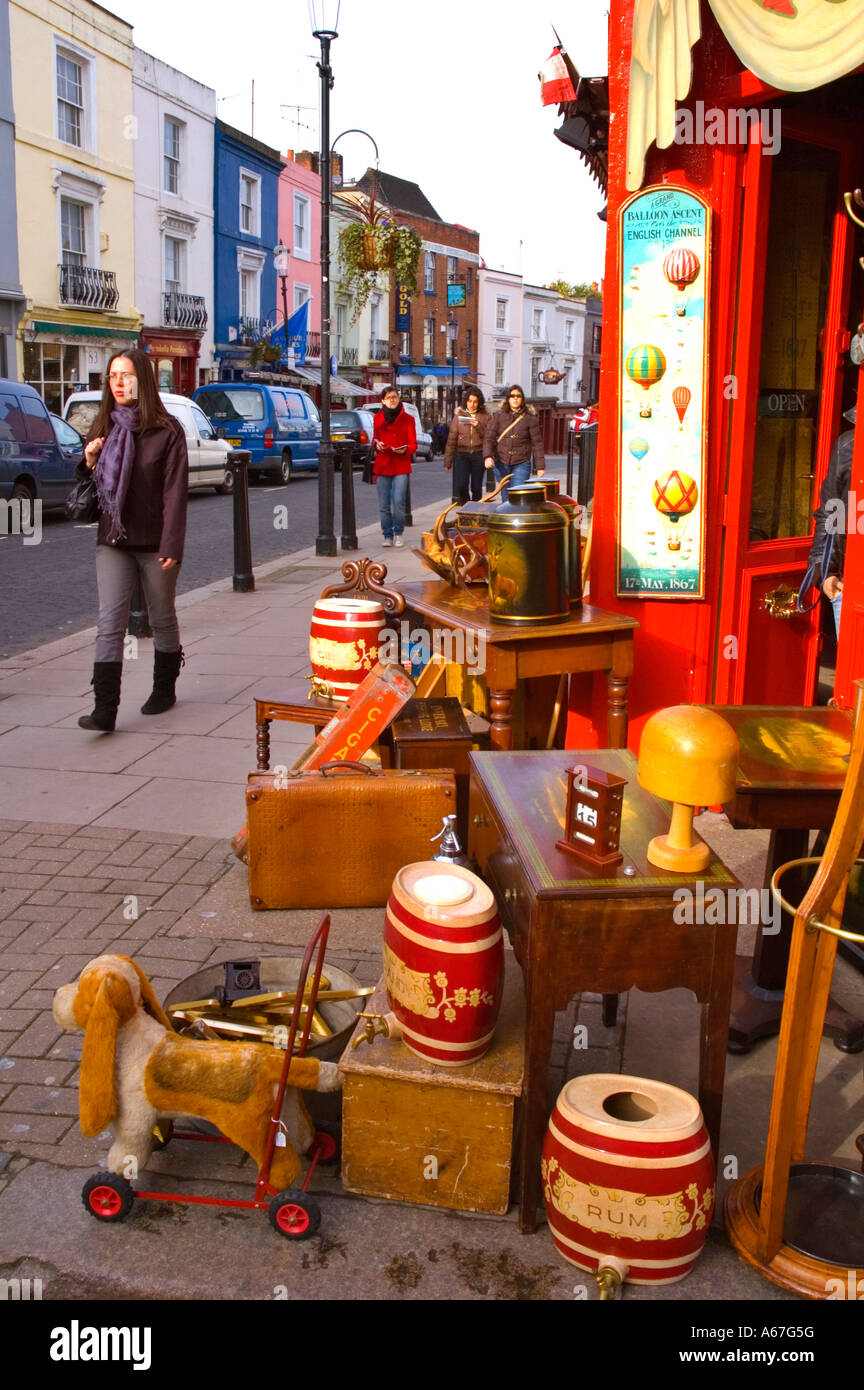 Portobello Road Notting Hill West London England UK Stock Photo Alamy