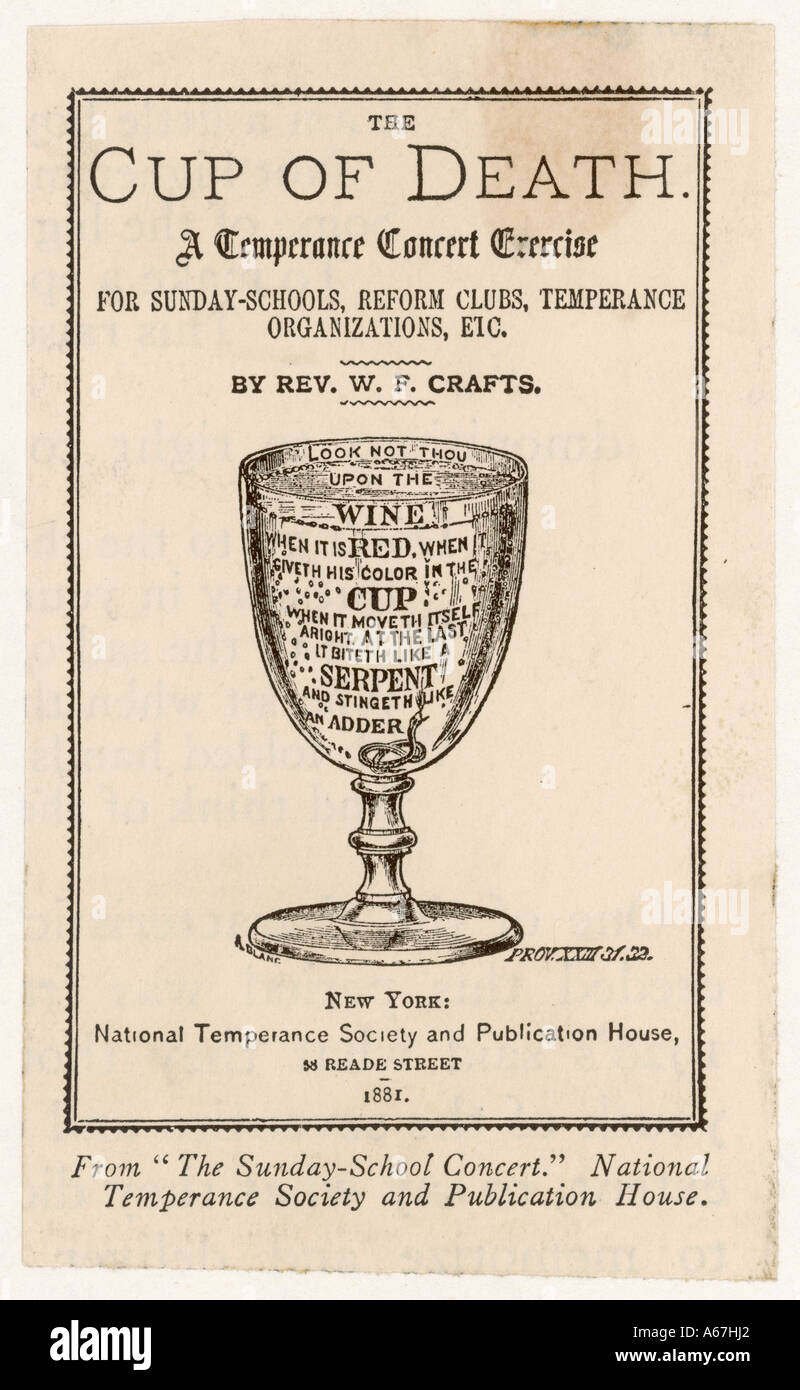 The Cup Of Death 1881 Stock Photo Alamy