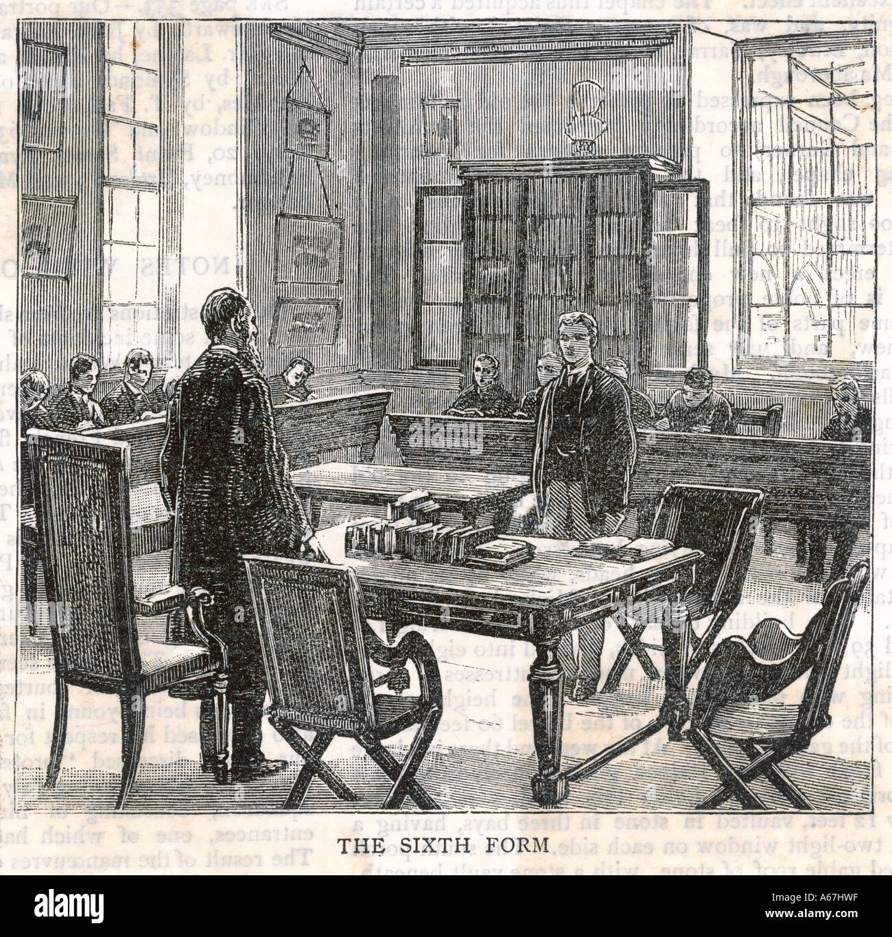 Marlboro Classroom 1886 Stock Photo