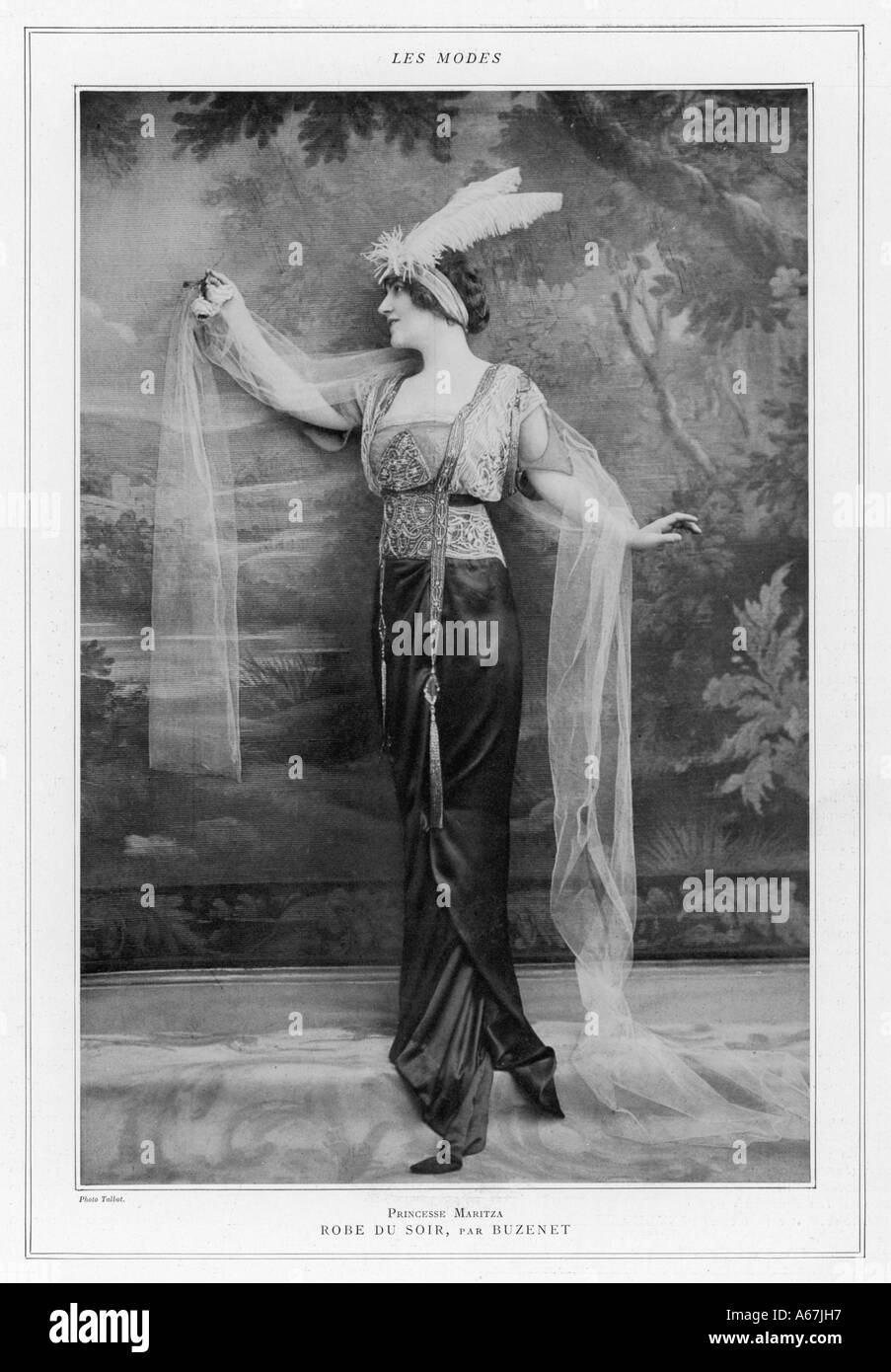Evening Dress 1913 Stock Photo - Alamy